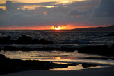 Вид на океан из отеля — закат солнца