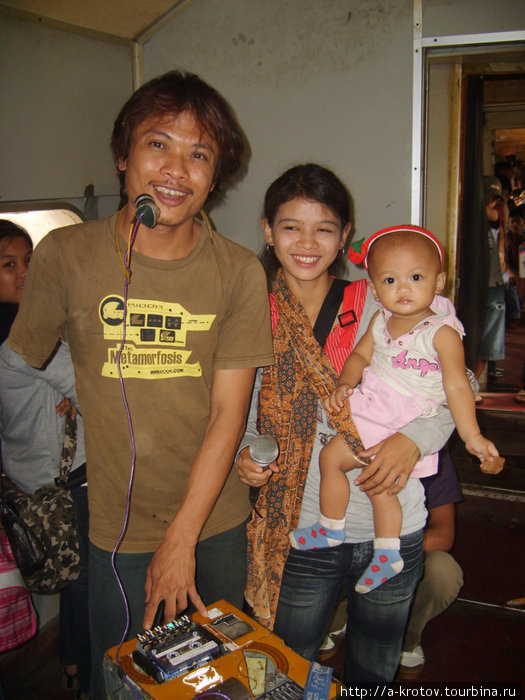 поездяные музыканты Ява, Индонезия