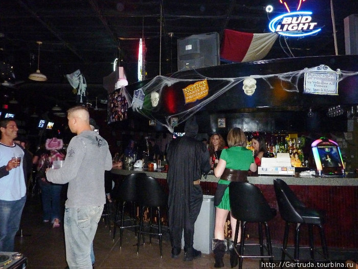 Вечеринка в баре End zone Хьюстон, CША
