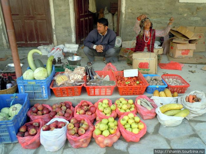 На рынке в Джомсоме Непал