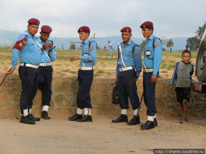 Полицейские в Тансене Непал