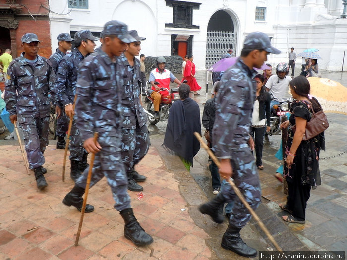 Полицейские в Катманду Непал