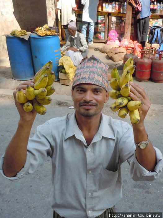 Уличные торговцы Непал