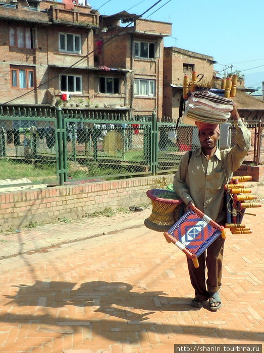 Уличные торговцы Непал