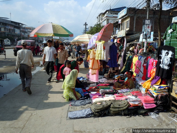 Уличная торговля Непал
