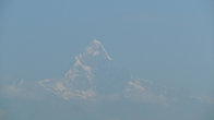 Вид на гору Рыбий хвост из Покхары