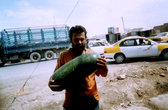 А.Кротов и длинный арбуз.
Арбузы длинного сорта часты в Афганистане