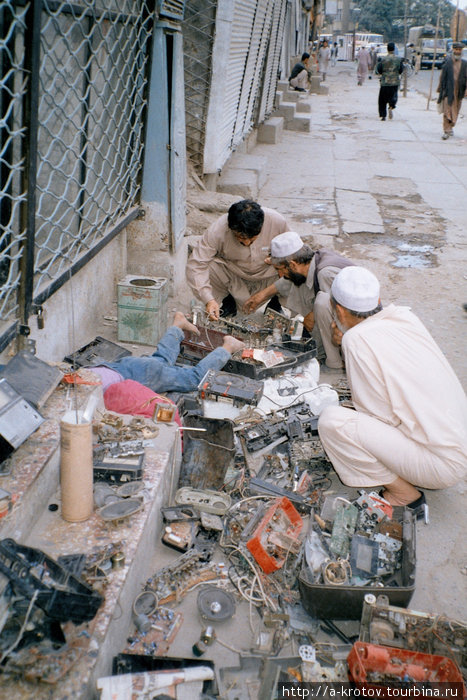 Рынок радиодеталей Кабул, Афганистан