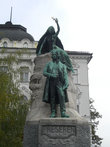 Памятник словенскому поэту Францу Прешерну