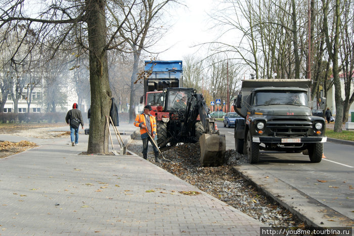 дорожные работы Брест, Беларусь