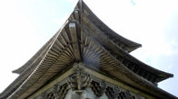 Многоярусная крыша-пагода корейского храма