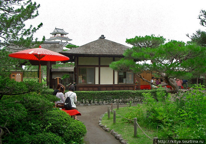 Чайный домик на территории замка Айзувакамацу, Япония