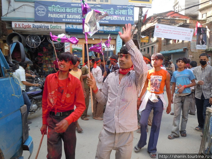 Праздник на улице Катманду, Непал