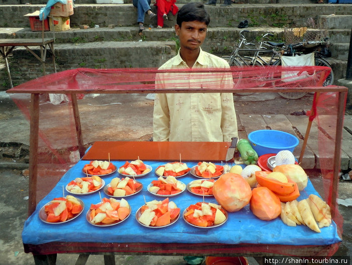 Торговец фруктами Катманду, Непал