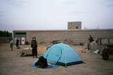 Моя палатка во дворе афгаского дома