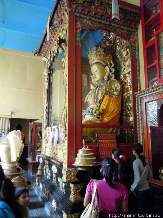 Будда за стеклом Катманду, Непал