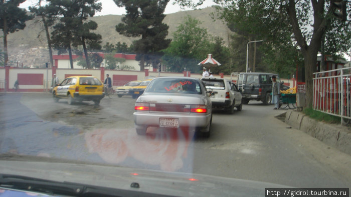 Вид из авто. Кабул, Афганистан