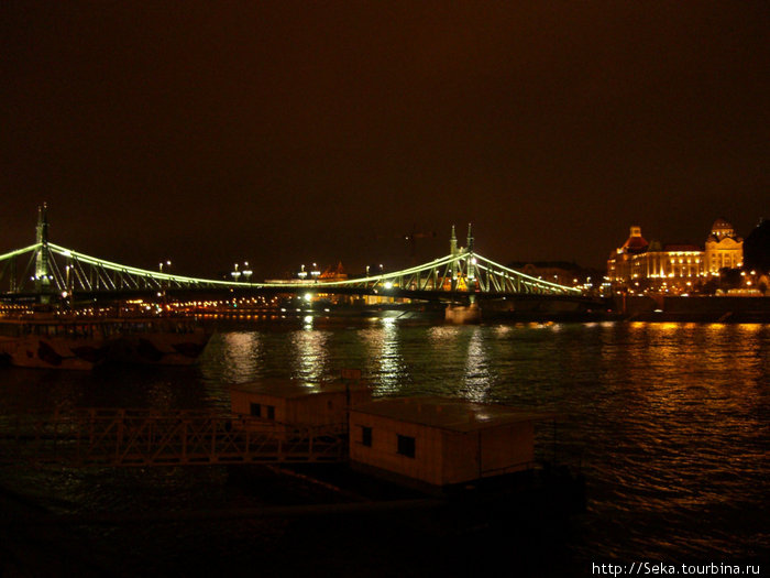 Вид на мост свободы Будапешт, Венгрия
