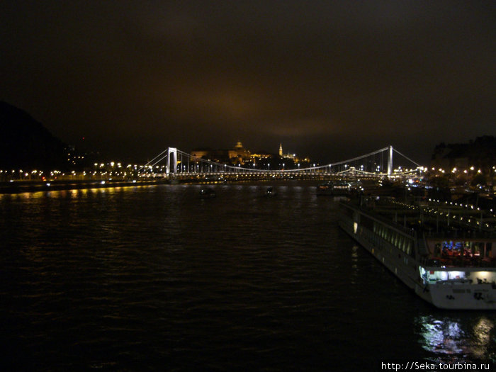 Панорама города с моста Будапешт, Венгрия