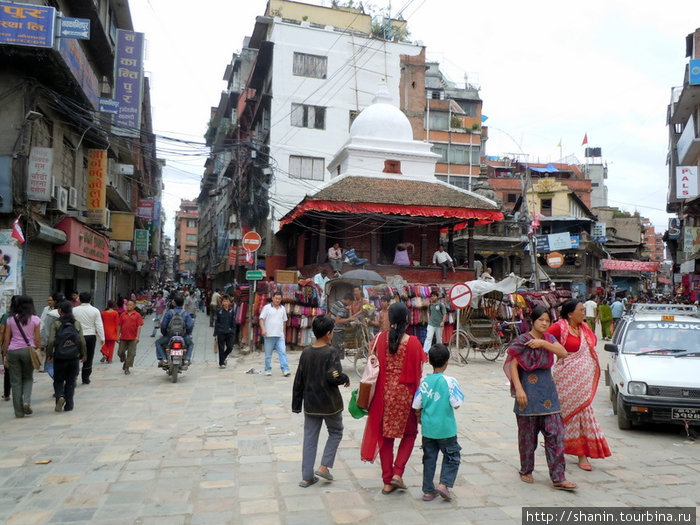 На площади Катманду, Непал
