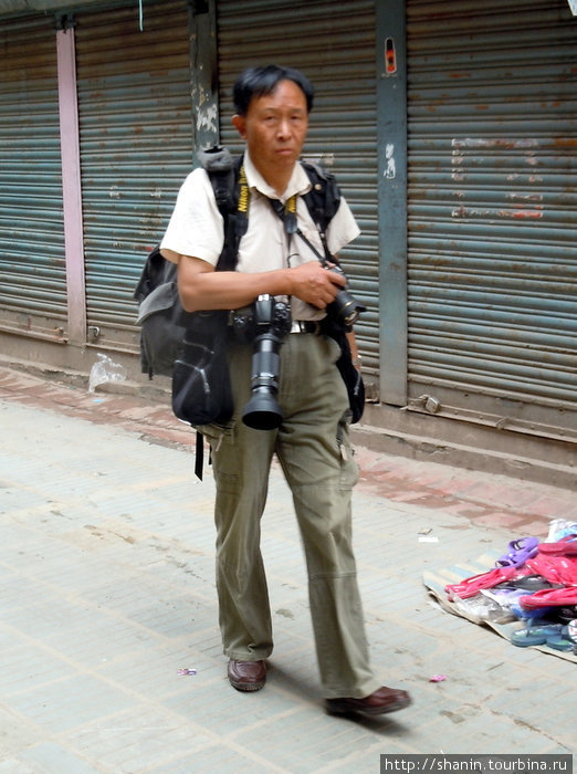Японский турист Катманду, Непал
