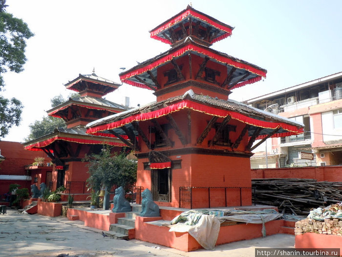 Храм в Тамеле Катманду, Непал