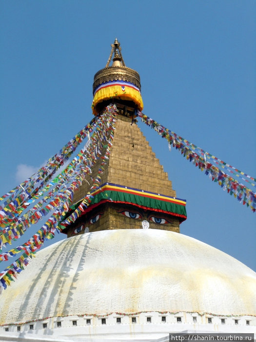 Верхушка ступы Катманду, Непал