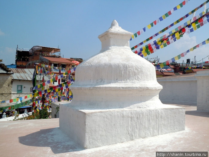 Маленькая белая ступа Катманду, Непал