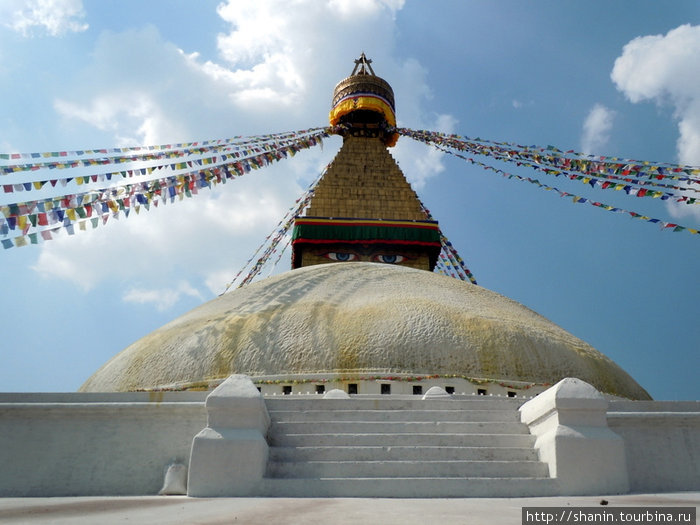 Вершина ступы Буднатх Катманду, Непал