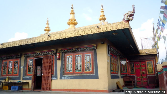 Храм на крыше храма Катманду, Непал