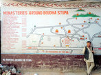 Схема расположения монастырей и храмов в окрестностях ступы Боднатх
