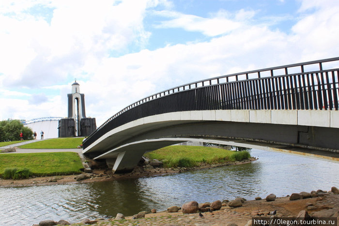 Арочный мост с Троицкого предместья Минск, Беларусь