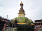 Пагода позеленела