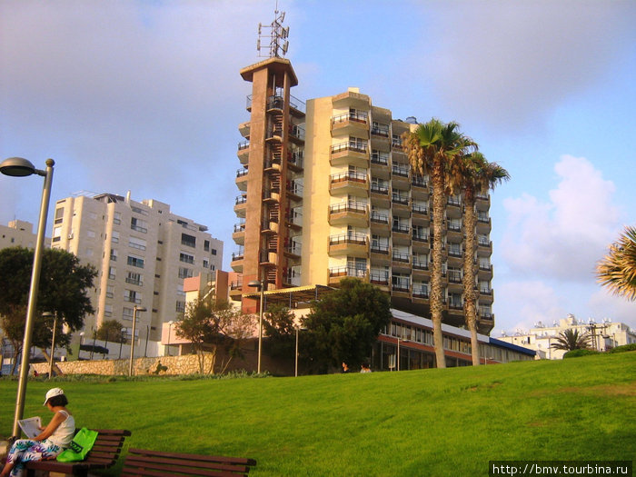 Наша гостиница в Нетании. Тель-Авив, Израиль