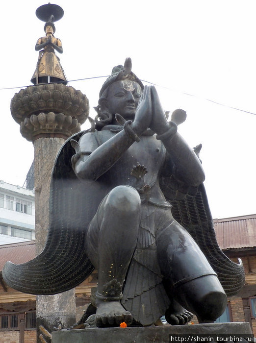 Крылатый индуистский бог Катманду, Непал
