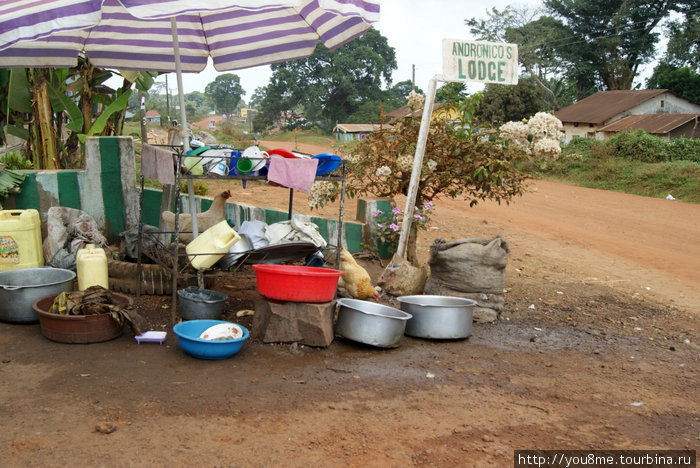 кухня, готовят на улице Острова Сесе, Уганда