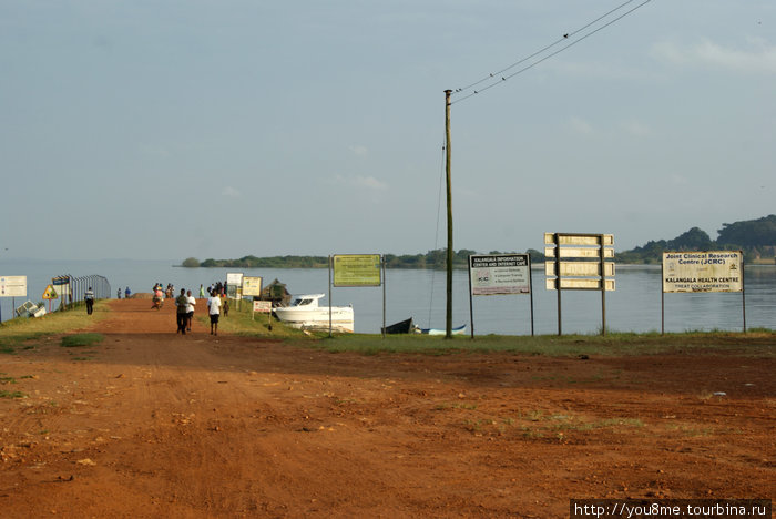 пристань в Калангале Острова Сесе, Уганда