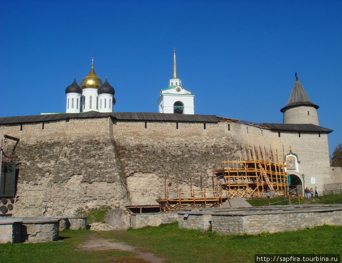 Древний русский город Псков, Россия