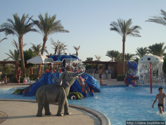 Шарм-эль-шейх. Отель Continental plaza beach resort. Аквапарк отеля. Шарм-Эль-Шейх, Египет