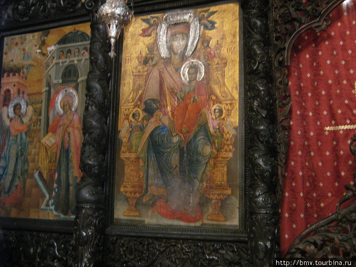 Иконы в церкови Святого Гавриила в Назарете. Назарет, Израиль