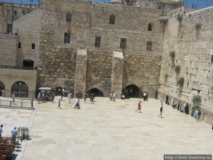 Стена Плача. Мужская часть. Иерусалим, Израиль