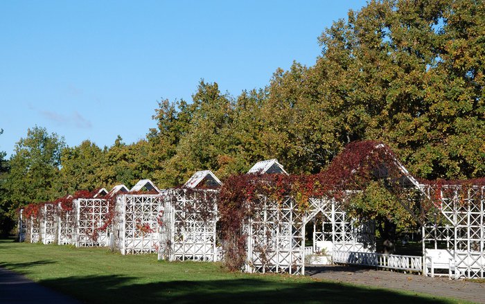Осень в курортном городе Пярну Пярну, Эстония