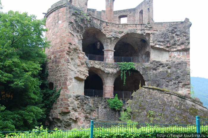 То что осталось от пороховой башни замка Гейдельберг, Германия