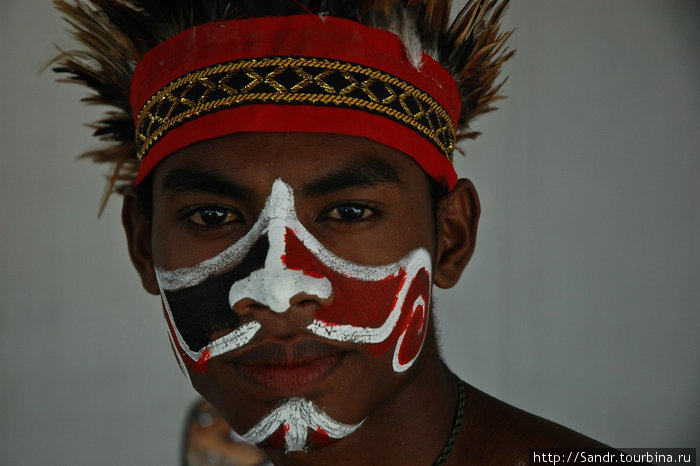 Люди Сентани: бодиарт Джайпура, Индонезия