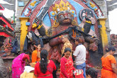 Одной из главных достопримечательностей площади является каменное изображение Кало(чёрный) Бхайрава, одного из инкарнаций индуистского бога Шивы