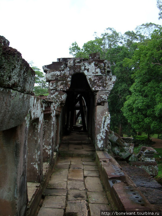 Терраса на вершине храма Ангкор (столица государства кхмеров), Камбоджа
