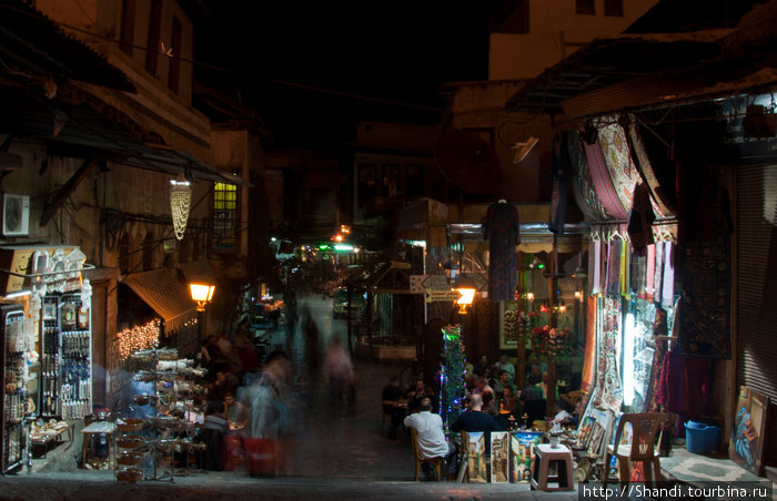Ночной Дамаск Дамаск, Сирия