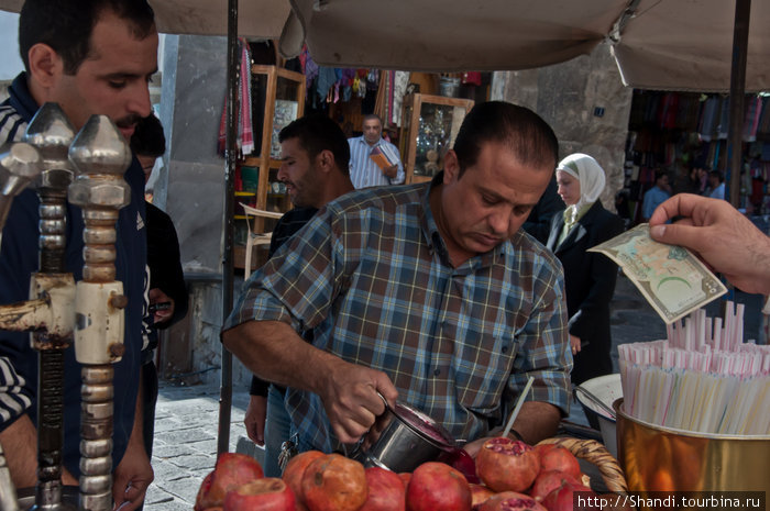 Продавец сока Дамаск, Сирия
