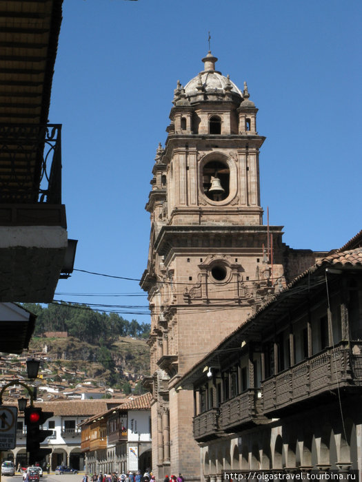Католическая церковь в центре Куско Перу