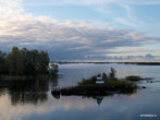 Утро на Онежском озере